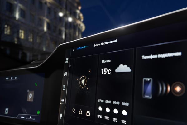 Интерьер салона Haval F7x