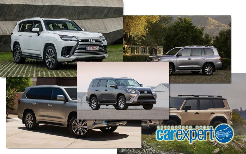 Lexus Jeep Class Внедорожники Lexus | Каталог автомобилей Lexus с кузовом Внедорожник