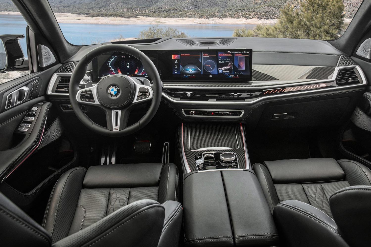 BMW x7 2022 салон