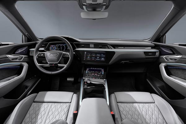 Интерьер салона Audi E-tron Sportback