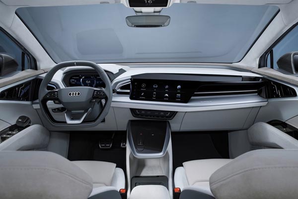 Интерьер салона Audi Q4 Sportback Concept