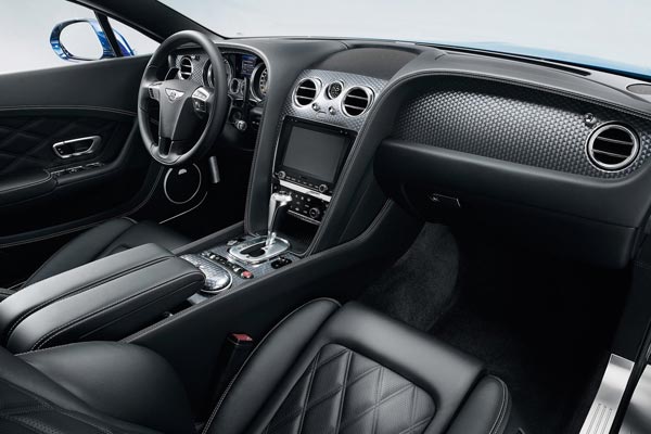 Интерьер салона Bentley Continental GT Speed