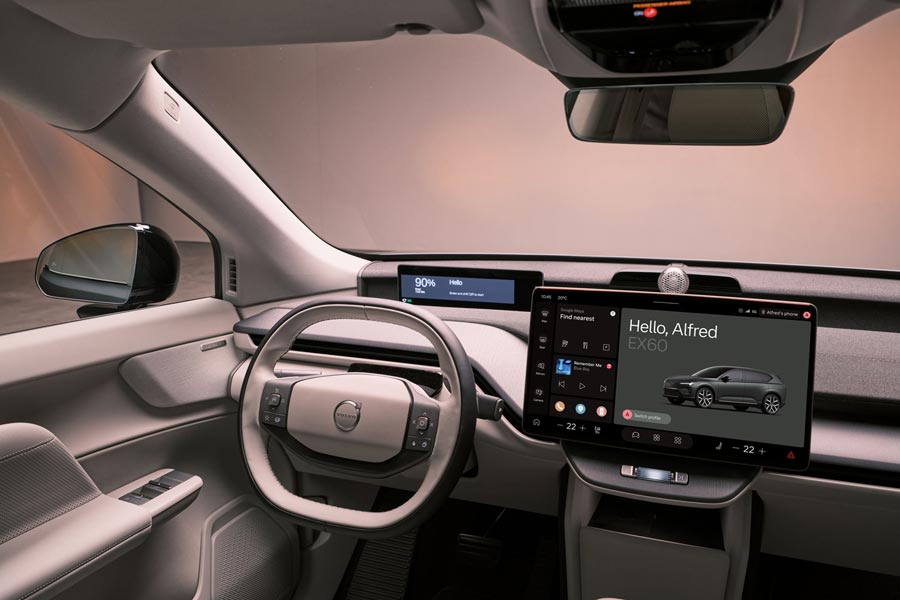 ���� ������ Volvo EX60. �������� Volvo EX60