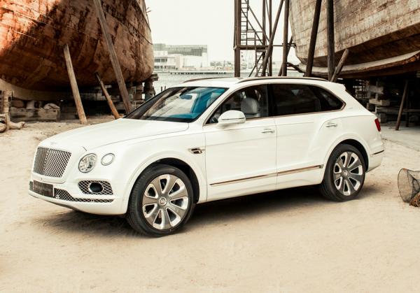 Bentley Bentayga Pearl of the Gulf.  Bentley