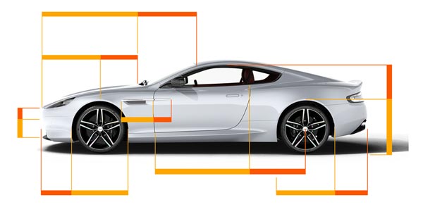 Золотое сечение было известно ещё за 300 лет до н. э. Лука Пачоли, современник Леонардо да Винчи, называл это соотношение «божественной пропорцией». А дизайнеры Aston Martin использовали его при разработке нового DB9