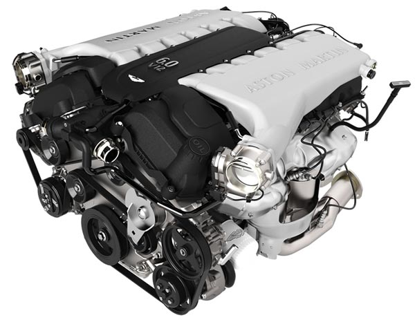 12-цилиндровый двигатель AM11 автомобиля Aston Martin DB9 2013-го модельного года